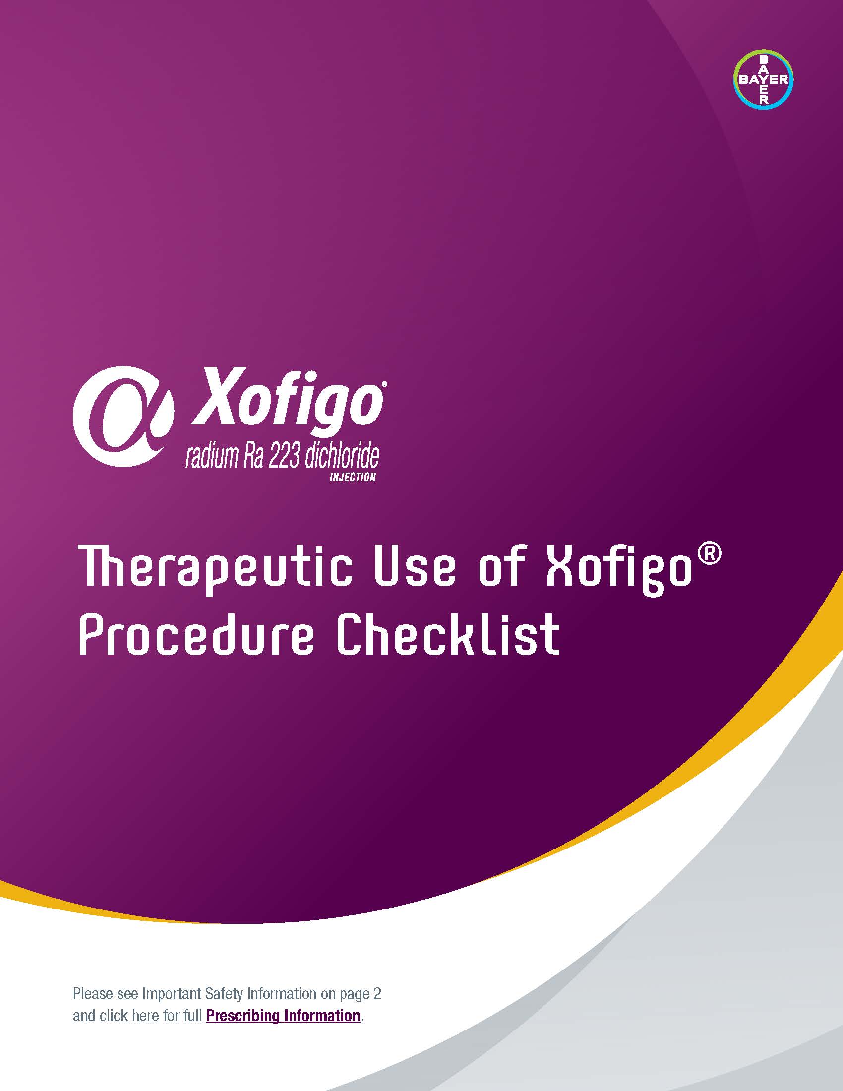 Xofigo® storage and handling guide pdf